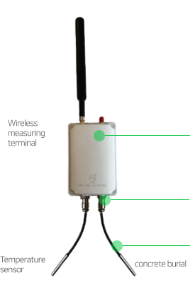 무선계측단말기와 온도센서